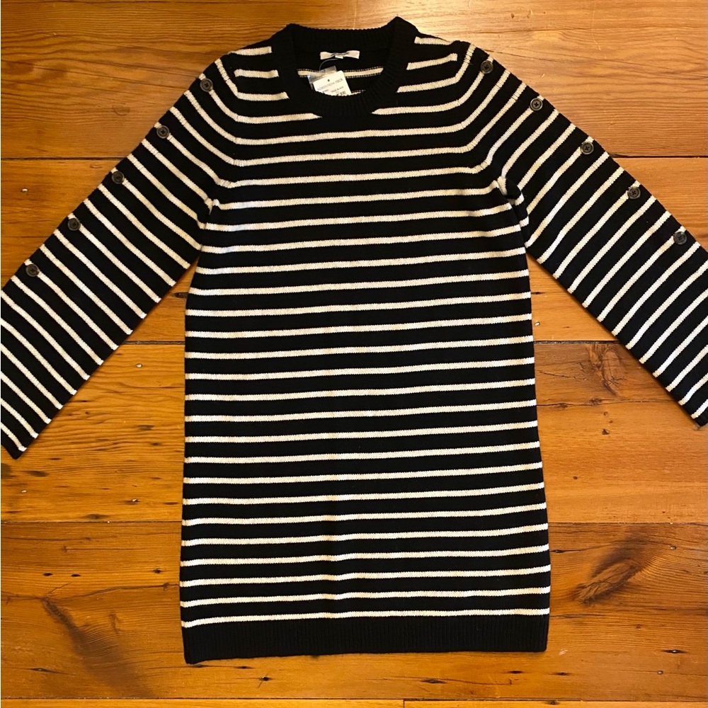 Madewell Button-Sleeve Sweater-Dress - Picture 11 of 13